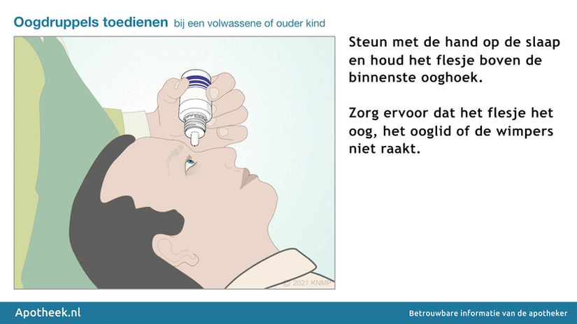 Oogdruppels bij een ander